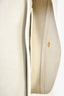 Christian Dior 2023 Cream Leather East West Bobby Crossbody Bag