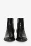 Saint Laurent Black Eel Skin Western Ankle Boot Size 41 Men's