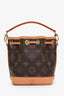 Louis Vuitton Brown Monogram Nano Noé Bucket Bag
