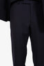 Christian Dior Navy Virgin Wool Single Breasted Suit Jacket + Pant Set Size 52R