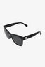 Pre-Loved Chanel™ Black Acetate CC Square Sunglasses