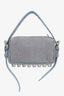 Alexander Wang Blue Nubuck Leather Mini Ricco Crossbody Bag