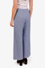 Maje Blue Tweed Wide Leg Pants Size 42