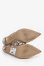 Valentino Nude Patent Leather Rockstud Cage Heels Size 37.5