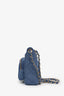 Pre-loved Chanel™ Blue Denim Quilted Chain Shoulder Bag
