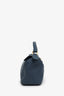 Loewe 2017 Blue Leather Small Puzzle Bag With Strap