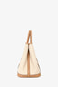 Hermès 2023 Cream Canvas Garden Party 30