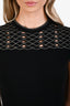 Ted Baker Black/Gold Fit and Flare Mini Dress Size 1