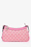 Gucci Palace Pink GG Monogram Canvas Half Moon Bag