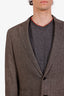 Ralph Lauren Purple Label Grey Wool Single Breasted Blazer Size 40 Mens
