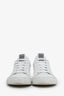 Brunello Cucinelli White Leather Beaded Detail Sneakers Size 36