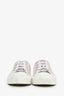 Christian Dior White/Pink Oblique 'WalknDior' Sneakers Size 37