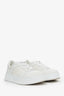 Gucci White Leather GG Supreme Tennis Sneakers Size 37.5