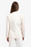 Gucci White Wool Blend Single Breasted Blazer Size 40