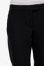 Theory Black Virgin Wool Straight Leg Pants Size 4