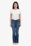 Frame Blue Denim Le Pixie High Flare Jeans sz 25