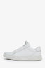 Brunello Cucinelli White Leather Beaded Detail Sneakers Size 36