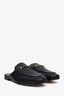 Gucci Black Leather Princeton Loafers Size 39