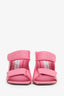 Jimmy Choo Pink Velcro Strap Heeled Sandal Size 39