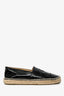 Pre-Loved Chanel™ Black Patent CC Espadrille Size 38