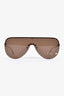 Versace Brown Lens Shield Sunglasses