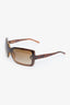 Pre-loved Chanel™ Brown Vintage CC Logo Sunglasses