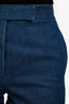 Thom Browne Blue Structured Denim Trousers Size 36