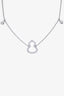 Qeelin 18K White Gold Diamonds Petite Wulu Bracelet