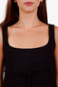 Gucci Black Wool Crepe Mini Dress Size 42