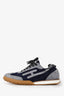 Hermès Grey/Navy Suede 'Jet' Sneakers Size 37