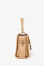 Chloe 2022 Tan Leather 'Mini Tess Day' Top Handle Bag with Strap