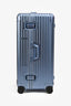 Rimowa Blue Aluminum 'Original Trunk Plus' Suitcase