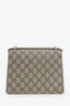 Gucci Beige Canvas Leather Mini Dionysus Chain Shoulder Bag