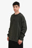 DSQUARED2 Dark Green Cotton Front Pocket Central Logo Sweatshirt Size XL Mens