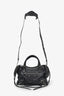 Balenciaga Grey Leather Le Mini City Bag with Strap
