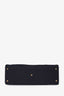 Fendi Navy Canvas FF Peekaboo Leather-Trimmed X-Tote Bag
