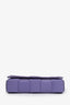 Bottega Veneta Purple Leather Intrecciato Cassette Crossbody Bag