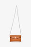Max Mara Brown Leather 'Walletchain' Bag