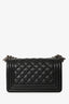 Pre-loved Chanel™ 2018 Black Caviar Small Boy Bag SHW