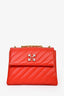 Off-White Red Leather Jackhammer 19 Shoulder Bag