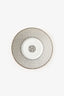 Hermès Grey Porcelain Mosaique Au 24 Platinum Tea Cup and Saucer Set