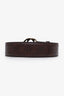 Gucci Brown Leather GG Guccissima Belt Size 90