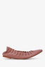 See by Chloe Dark Pink Leather Jane Ballet Flats Size 36