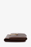 Saint Laurent Vintage Brown Leather Y Ligne Tri-Fold Wallet