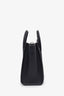 Celine Black Leather Nano Luggage Bag with Strap