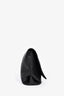 Burberry Black Pebble Leather Shoulder Bag with Chain