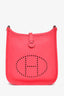 Hermès 2020 Pink Clemence Leather TPM Crossbody