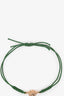 Versace Green Rope Medusa Bracelet
