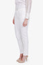 Brunello Cucinelli White Denim Straight Leg Jeans Size 2