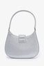 Alexander Wang Silver Crystal Embellished 'W' Legacy Small Shoulder Bag